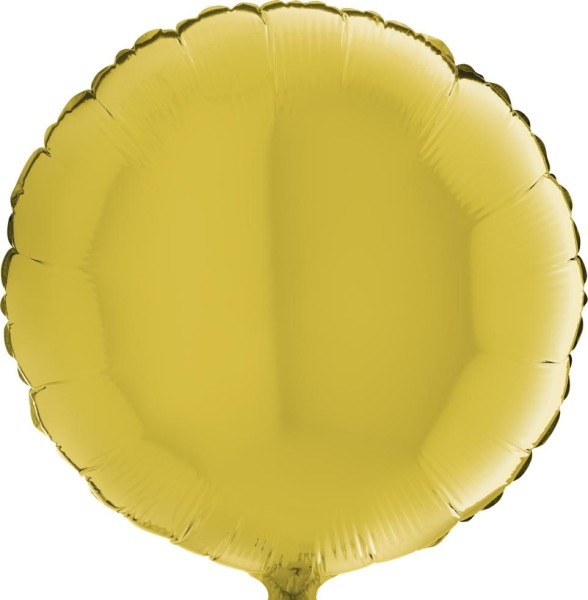 Grabo Folienballon Rund Pastel Yellow 45cm/18" (unverpackt)