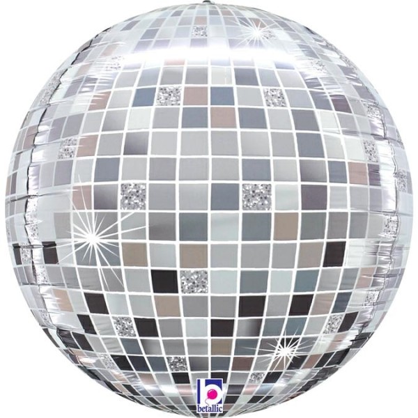 Grabo Folienballon Disco Ball Globe 4D 38cm/15"