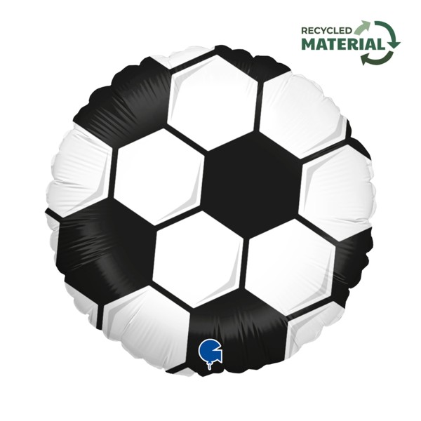 Grabo Folienballon Rund Soccer Ball 45cm/18"