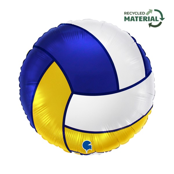 Grabo Folienballon Rund Volleyball 45cm/18"