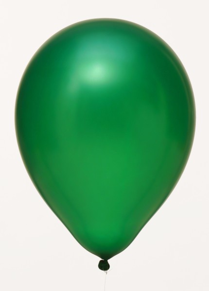 Globos Latexballon Rund Grün 28cm/11" 100er Packung