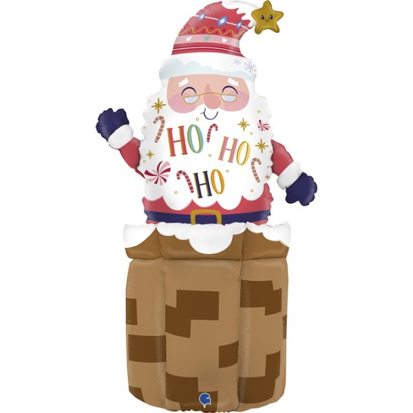 Grabo Folienballon The Standups Adorable Santa 70cm/30"